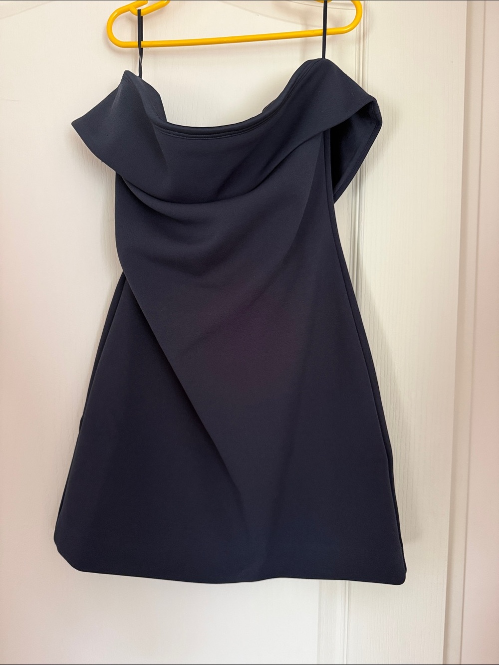 Off-Shoulder Navy Women’s mini Dress